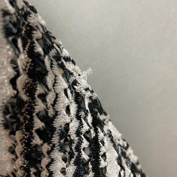 Ramy Brook Taytum Spacedye Chevron Knit Side Slit Swim Cover-Up XS NO DRAWSTRING - Picture 13 of 14